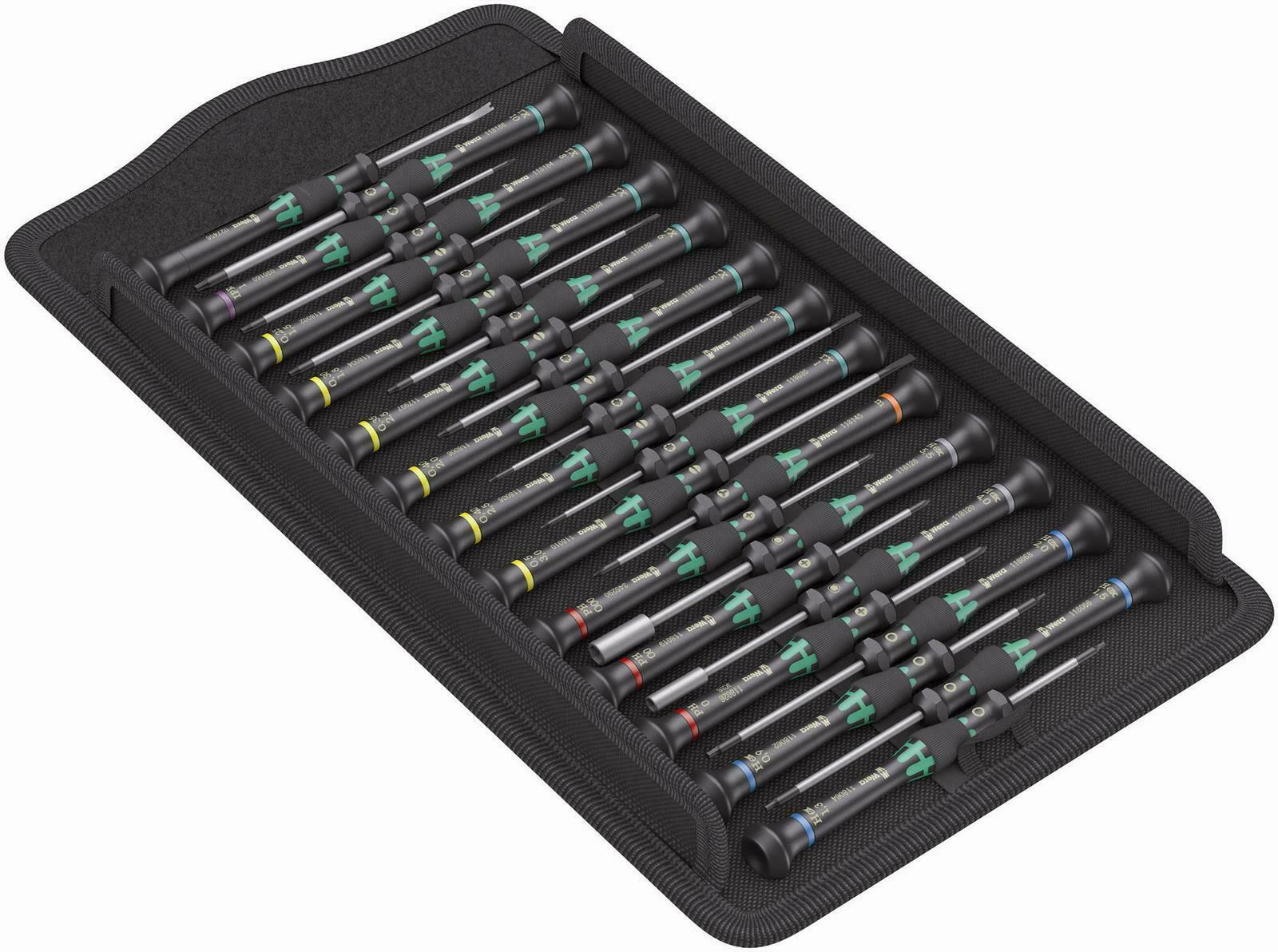 Wera Tools 073675 Kraftform Micro-Set/12 SB 1 Screwdriver set for  electronic applications