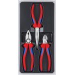 Knipex 00 20 11 3 Piece Plier Assembly Set (Combi, Snipe &; Cutter)