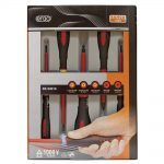 Bahco BE-9881S ERGO 5 Piece 1000V VDE Insulated Slotted &amp; Phillips Screwdriver Set