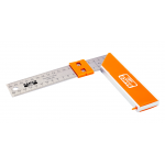 Bahco 9048-350 Carpenters Square With Stainless Steel Blade &amp; Sliding Marker 350mm