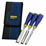 Irwin Marples 10503426 MS500 ProTouch™ All-Purpose Wood Chisel Set, Soft-Grip Handles with Striking Cap