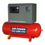 Sealey SAC42755BLN 270 Litre Low Noise Belt Drive Compressor 2-Stage With Cast Cylinders - 5.5hp 3ph