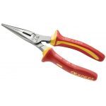 Expert by Facom E050408 VDE 1000V Insulated Electricians 1/2 round Long Straight Nose Pliers 160mm