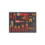 Beta MB64 20 Piece VDE 1000V Insulated Electrotechnical Maintenance Set Supplied in Foam Module