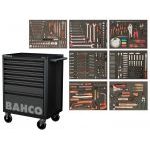 Bahco 1472K7BKFF21SD 415 Piece Foam Inlay Tool Kit in E72 7 Drawer Roller Cabinet - Black