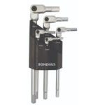 Bondhus 00025 Hex-Pro Pivot Head Hexagon Key Wrench Set 3-8mm