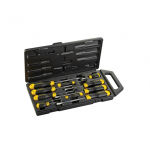 Stanley Cushion Grip 2-65-014 10 Piece Screwdriver Set Slotted &amp; Pozi