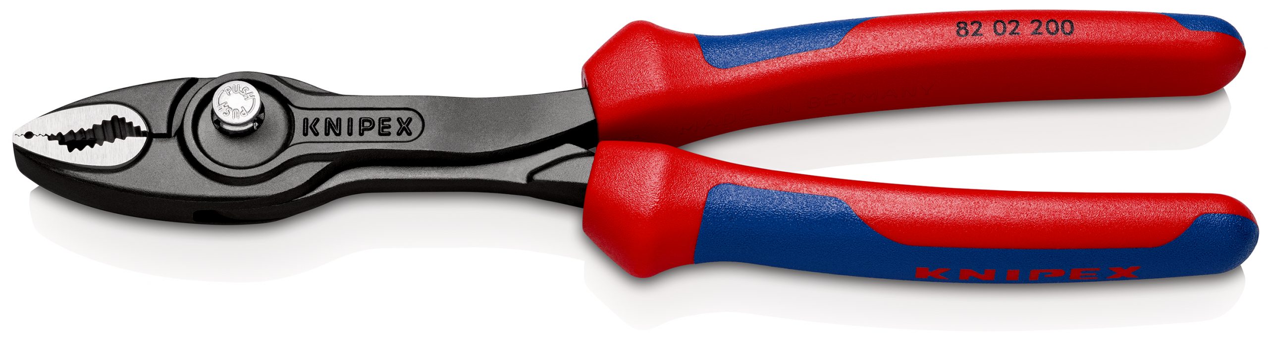 Knipex 82 02 200 TwinGrip Slip Joint Pliers With Multi-Component