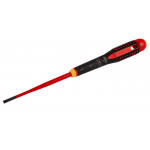 Bahco BE-8220SL Ergo Slim VDE Insulated Slotted Screwdriver 3x100mm