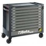 Beta RSC24AXL/9-A 9 Drawer Extra Long Mobile Roller Cabinet With Anti-Tilt System - Anthracite Grey