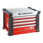 Facom JET.C4M3A JET+ 4 Drawer Tool Chest / Top Box - Red