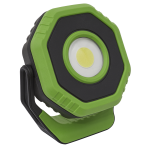 Sealey LED1400P 360° 14W COB LED Rechargeable Pocket Floodlight - Magnet - Green