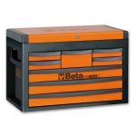 Beta RSC23C 8 Drawer Portable Tool Chest / Top Box - Orange