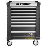 Facom JET.8NM3AS 8 Drawer 3 Module Mobile Roller Cabinet Safety Range - Black