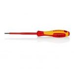 Knipex 98 20 30 VDE Insulated Slotted Screwdriver 3 x 100mm