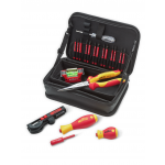 Wiha 45418 21 Piece VDE Insulated Electrician Tool Set In Case