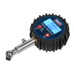Sealey  TST001 Digital Tyre Pressure Gauge with Swivel Head &amp; Quick Release