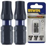 Irwin IW6061612 Impact Pro Performance Torx 25mm Screwdriver bits TX30 2 PACK