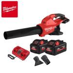 Milwaukee M18 F2BL-802 18V FUEL Dual Battery Blower - 2x 8.0Ah HO Batteries & Charger