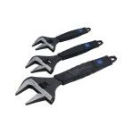 Laser 8676 3 Piece Wide Mouth Adjustable Wrench Set
