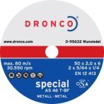 Pack of 10 Mini Metal Cutting Discs 76 x 2.0 x 10mm Suitable for Air Cut-off Tools
