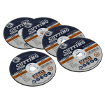 Sealey PTC/3C5 Mini Metal Cutting Discs 76 x 2.0 x 10mm Suitable for Air Cut-off Tools