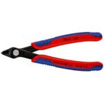 Knipex 78 81 125 Burnished Electronic Super Knips® With Multi-Component Grips - 125 mm