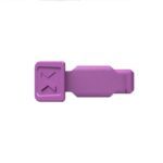 KNIPEX 00 61 10 CV 10 Piece ColorCode Clips Purple Colour - 21 mm