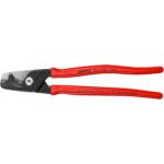 Knipex 95 11 225 StepCut® XL Cable Shears / Cutters With Step Cut Plastic Coated 225mm