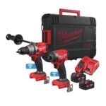 Milwaukee M18 ONEPP2A3-502X 18V FUEL One-Key Impact Driver & Combi Drill Twin Pack