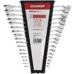Gedore Red R09105017 17 Piece Combination Spanner Wrench Set 6-22mm